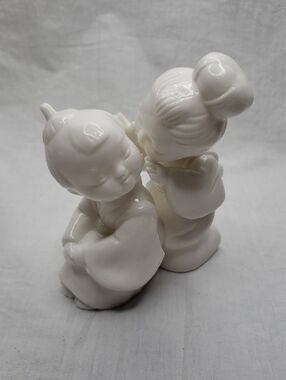 Vintage Lenwile Porcelain Figurine The Secret Japan